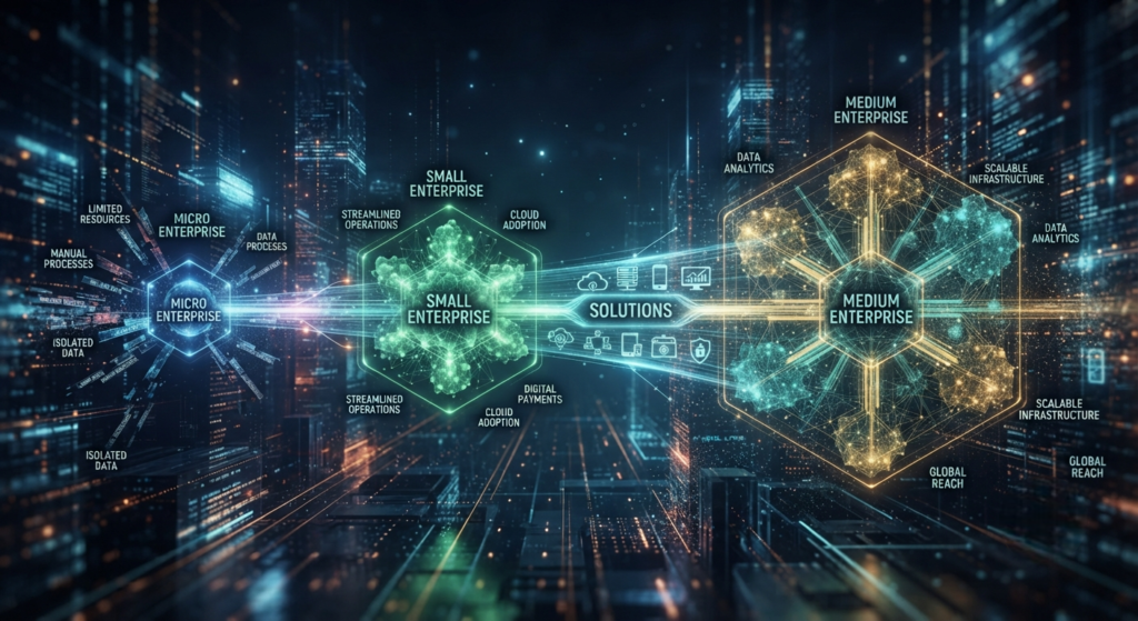 Digitalization of Enterprises: From Micro, Small, to Medium sized we handle  Challenges and Bring Solutions