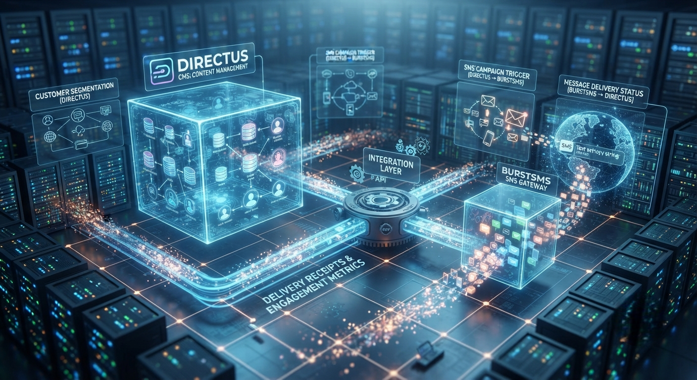 Integrating Directus CMS with BurstSMS