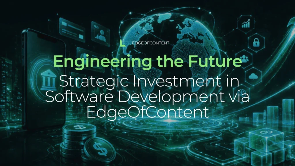Engineering the Future: Strategic Investment in Software Development via EdgeOfContent 3 Engineering the Future: Strategic Investment in Software Development via EdgeOfContent